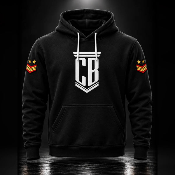 CB Army Hoodie Black – front
