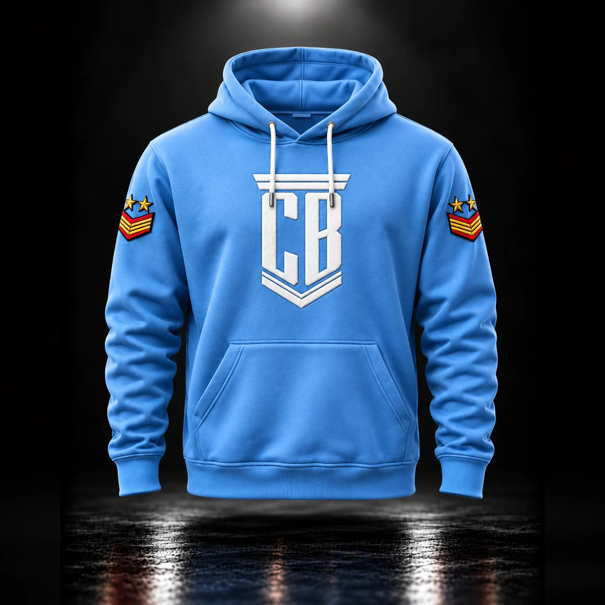 CB Army Hoodie Blue – front