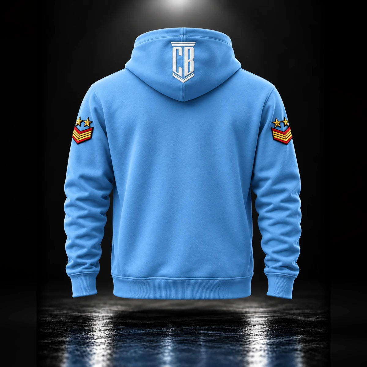 CB Army Hoodie Blue – back