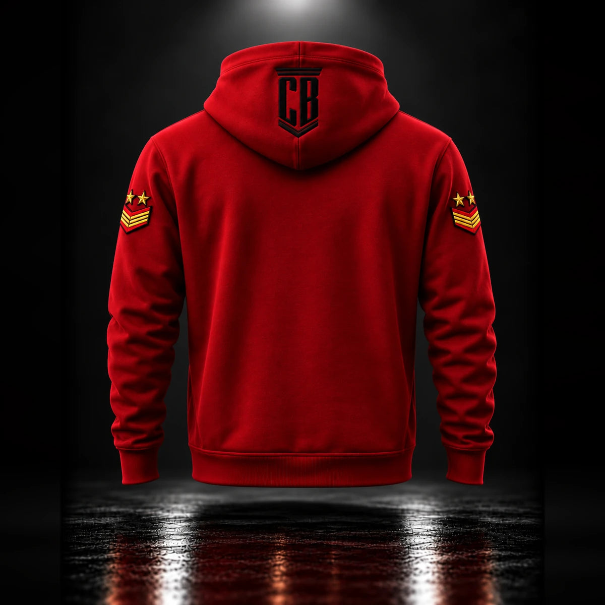 CB Army Hoodie Red – back