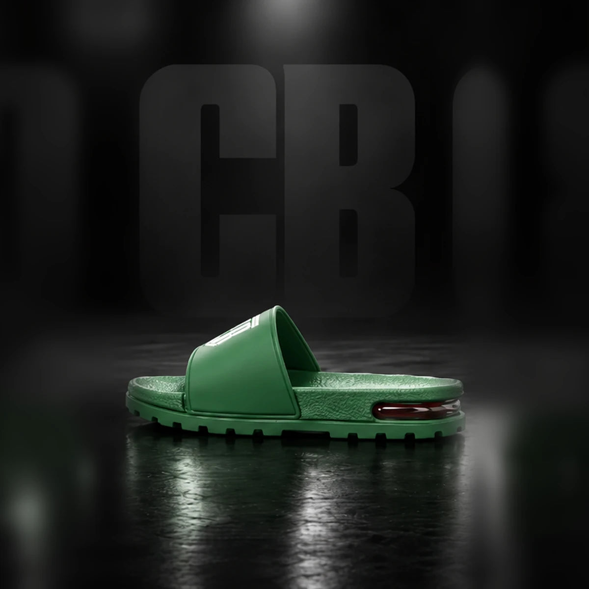 CB Slides Green – side view