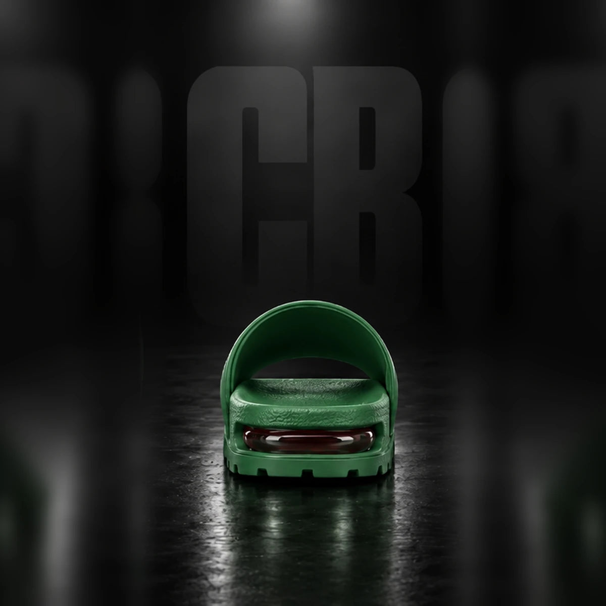 CB Slides Green – back view